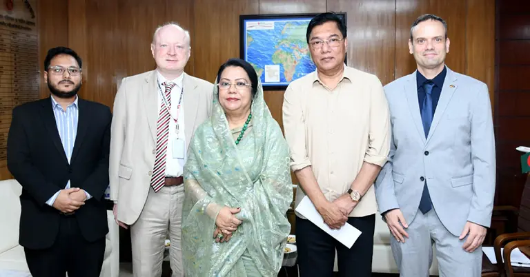 বিমানমন্ত্রী ও প্রতিমন্ত্রীর সঙ্গে জার্মানির রাষ্ট্রদূত